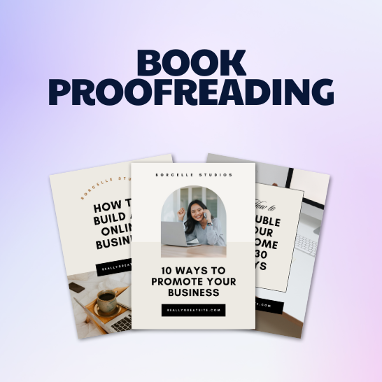 Book Proof Reading services